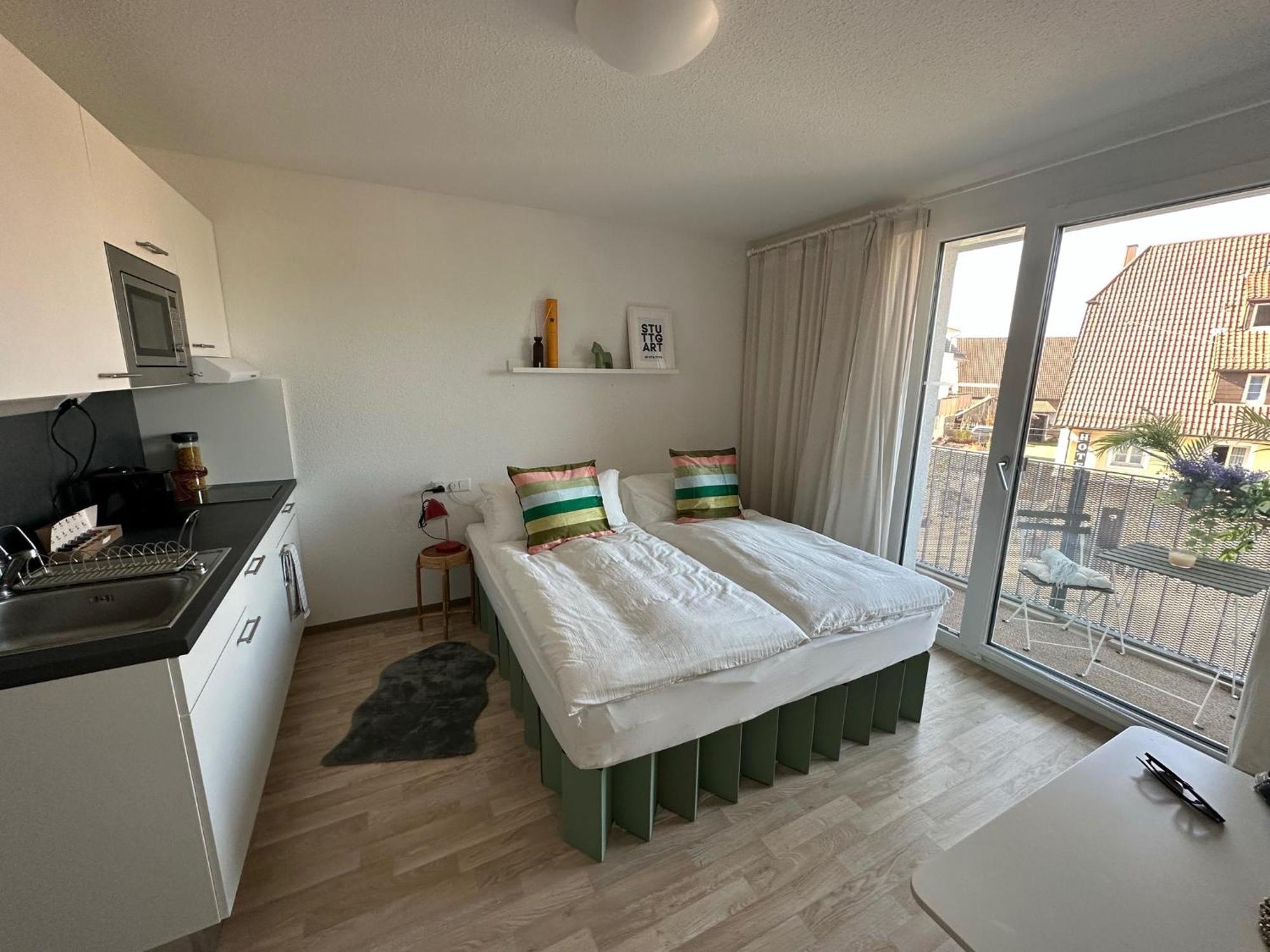 Stilvolles Und Modernes Appartement Mit Sonnigem Balkon In Flughafen- Und Messenaehe 31 Leinfelden-Echterdingen Exteriér fotografie